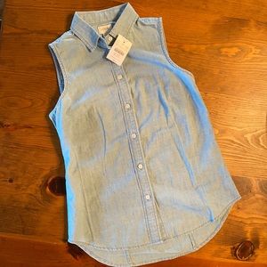 J Crew chambray top